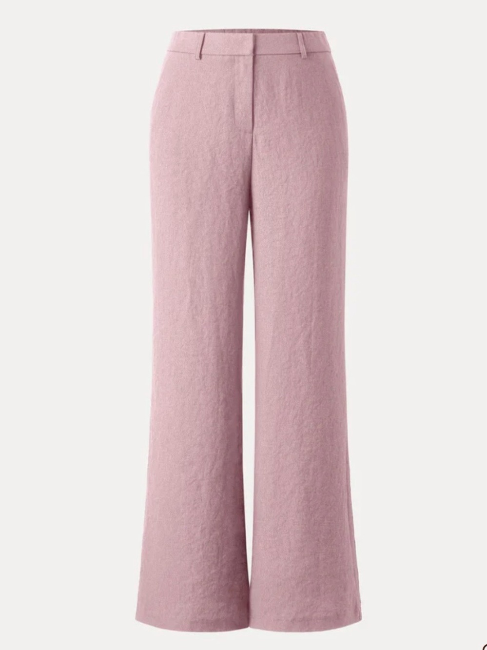 OGL EUROPEAN LINEN BLEND soft PINK PANTS NWT - Picture 2 of 5